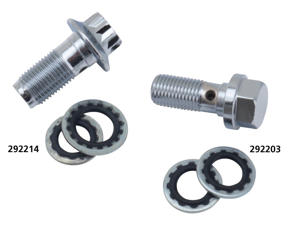 GZP Chrome banjo bolt 3/8"-24