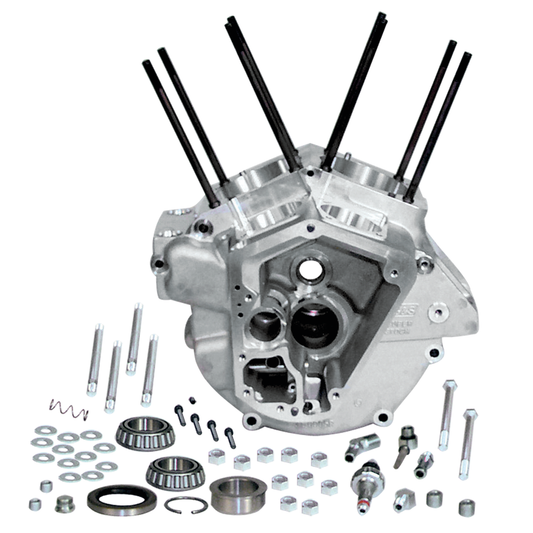 S&S Crankcase assy stock BT84-91, alu