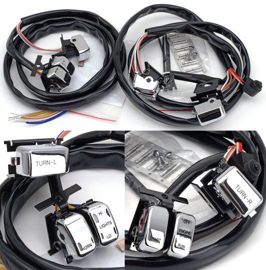 Handlebar Switches RH Black FLH/T96-13