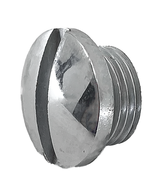 COLONY oil pump bypass valve plug chrome