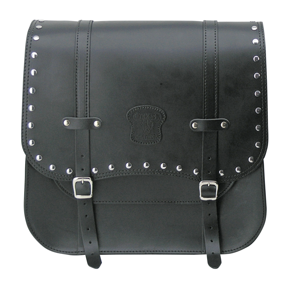 Texas Leather saddlebag 32L, studded
