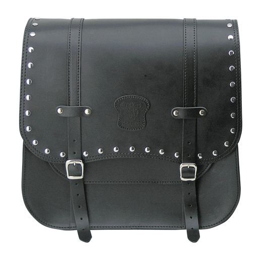 Texas Leather saddlebag 32L, studded