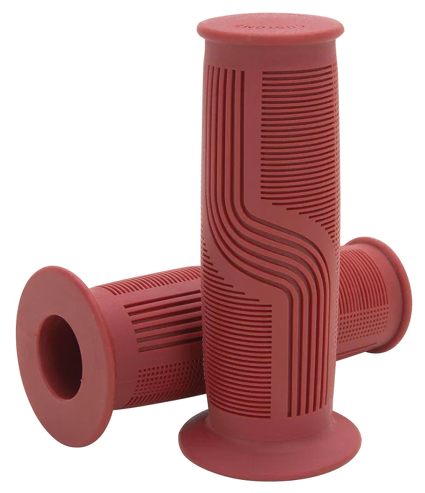 Lowbrow AMF Style Grips 1" Red