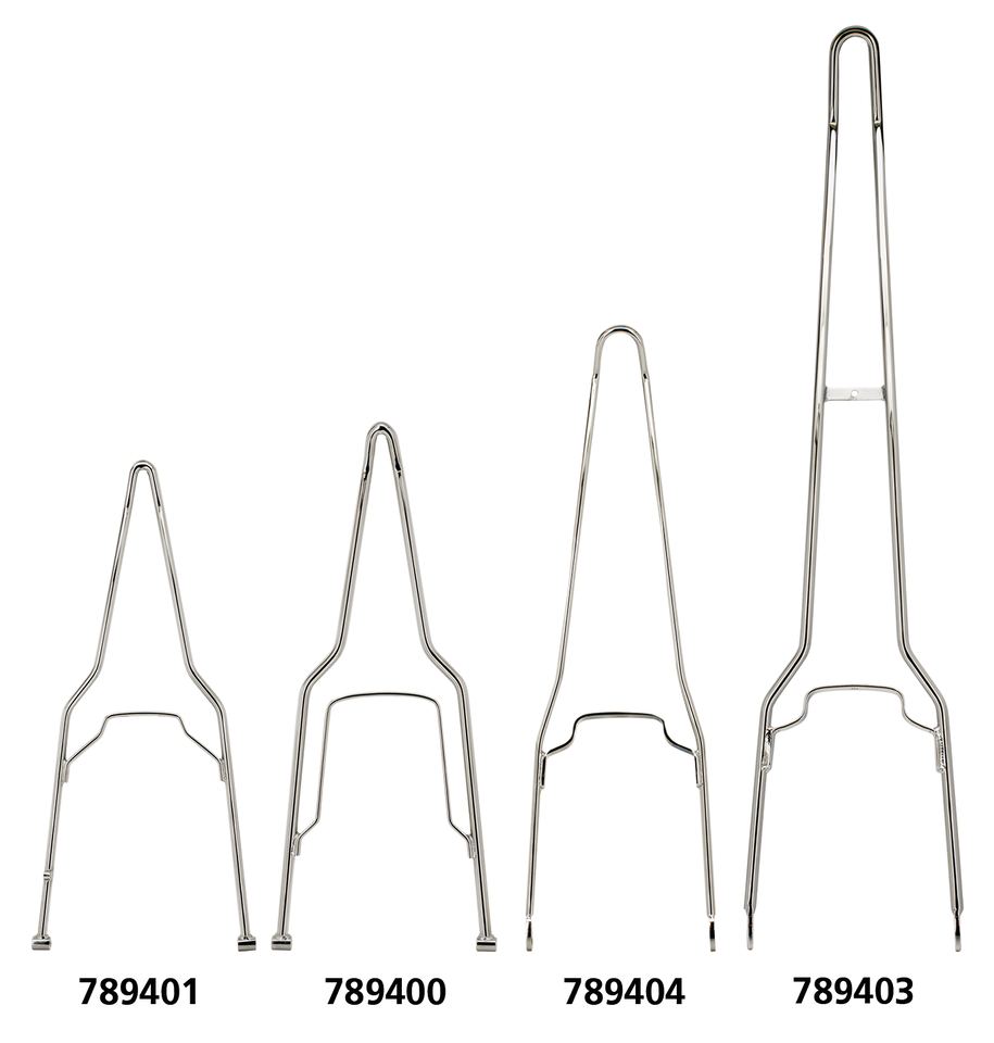Chr rigid sissybar 26" high 6" flat fndr