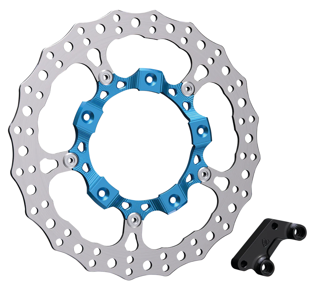 14" Billet Big Brake Rotor Right Blue