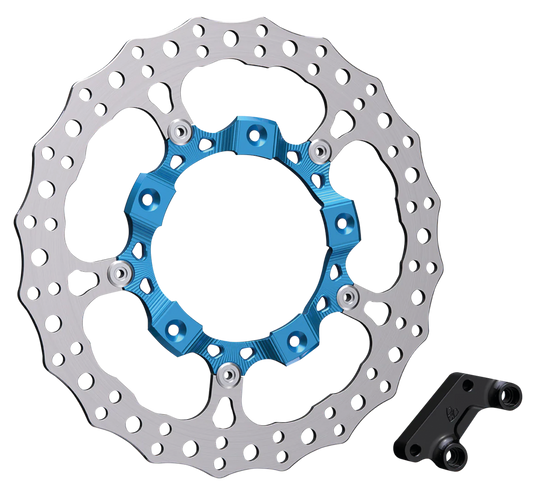14" Billet Big Brake Rotor Right Blue