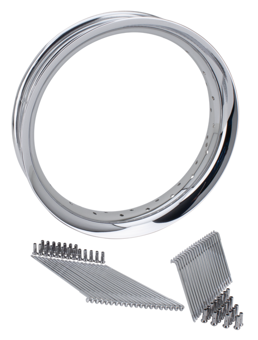 Chrome spokes PF16" & DC17" rim 05-up