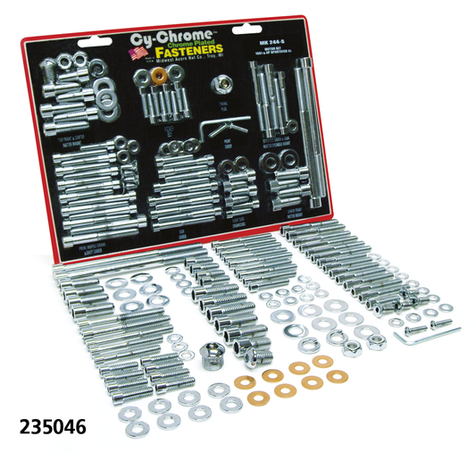 Chrome allen head motor screws 5sp.84-86