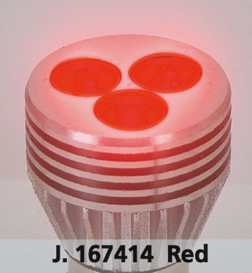 GZP SINGLE FM-3 LED BULB RED BA15S