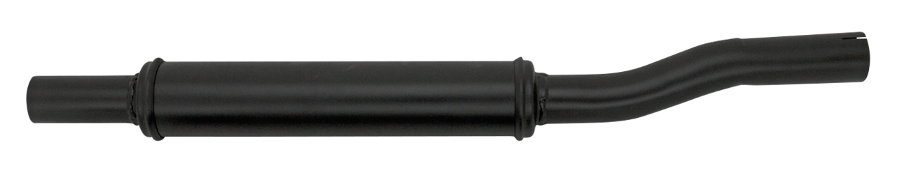 muffler straight pipe 1950-up, black. WL