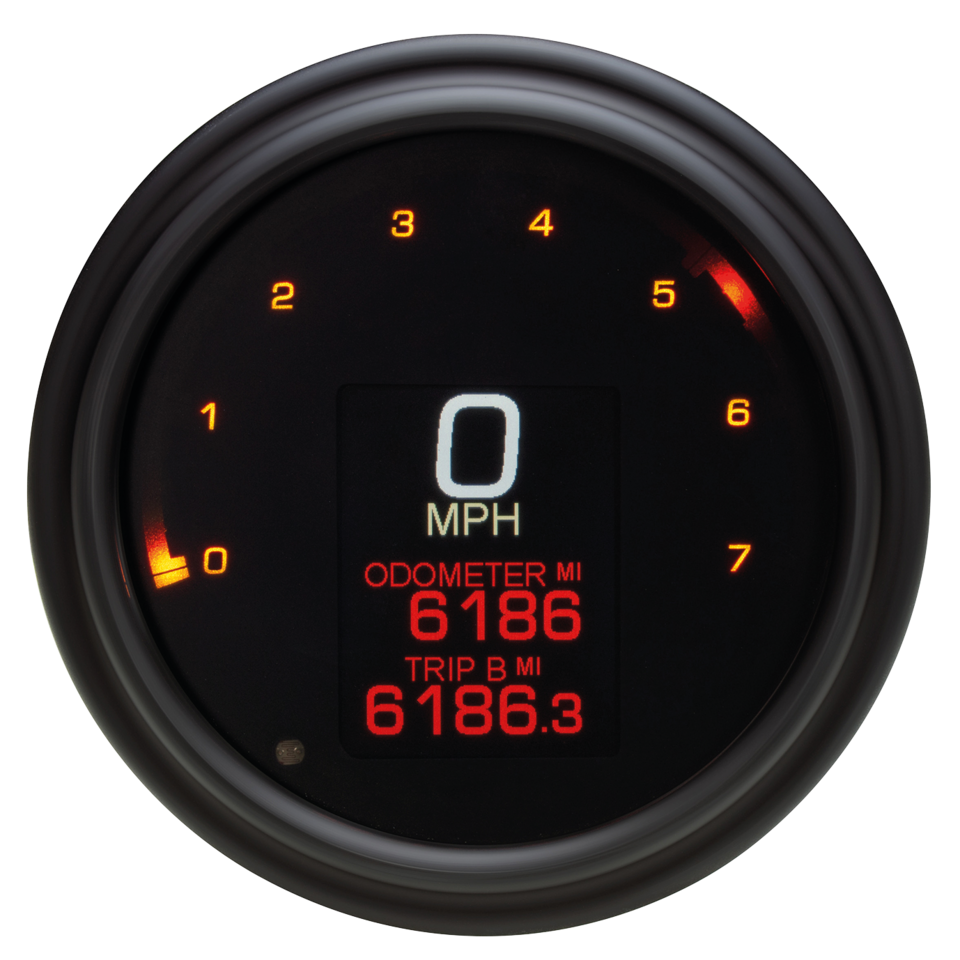 FATBOB SPD/TACH MLX 11-up*  Black Bezel