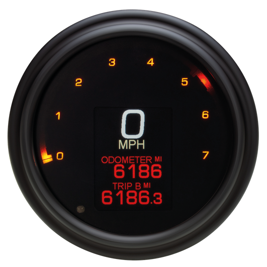 FATBOB SPD/TACH MLX 11-up*  Black Bezel