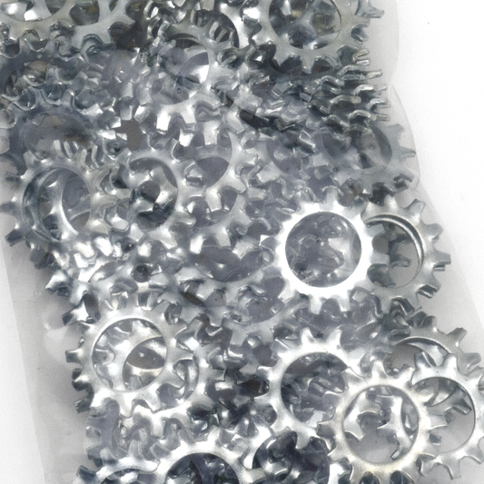100pck Lockwasher 3/8" external