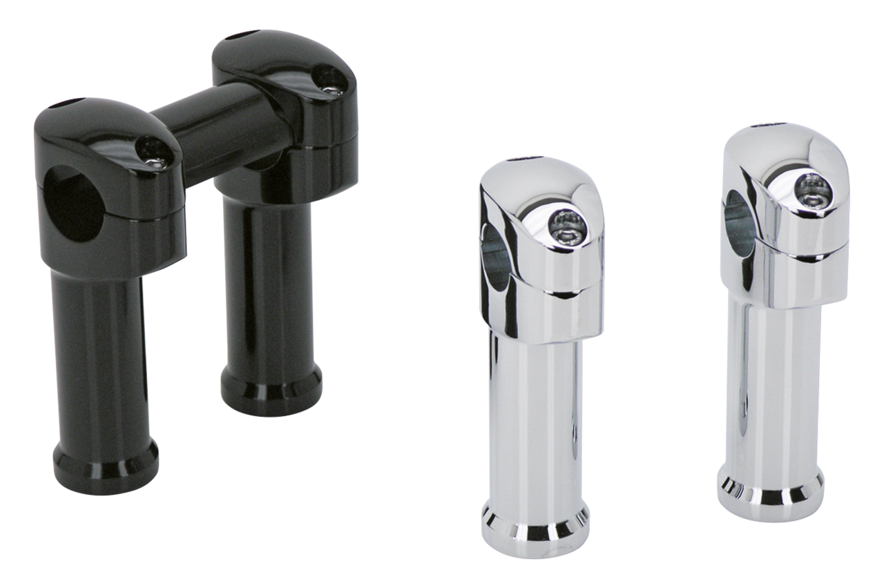 GZP Blck riser kit 1.25"ID 2-piece top c