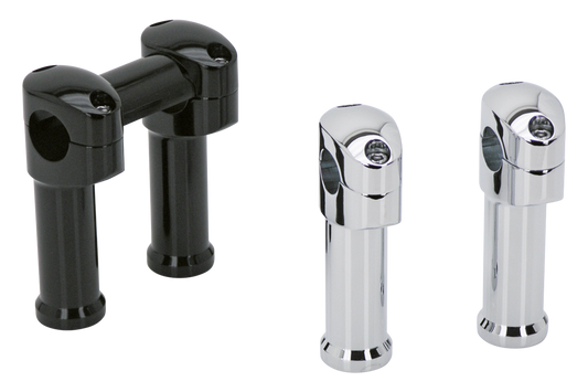 GZP Blck riser kit 1.25"ID 2-piece top c