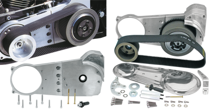 Billet 1-pc Motorplate FXR86-94 FLT90-98