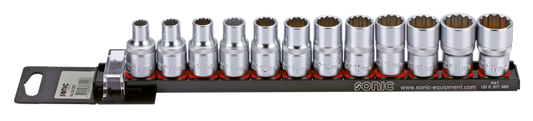 1/2" Socketset 12-point metric 12Pc on r