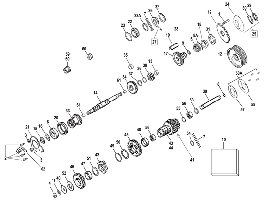 M1 + M2 cluster gear BT59-84