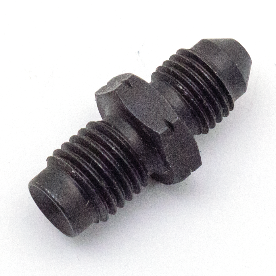 Black SS Brake line adapt. M10x1.25 3/8