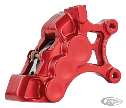 Right 6-piston caliper 14" red