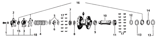 Each Starhub Thrust washer Brake