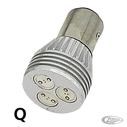 GZP DUAL FM-3 LED BULB AMBER BAY15D