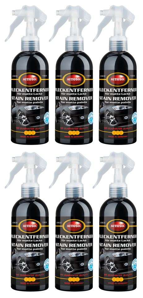 6pck Autosol Stain Remover Matt 250ml