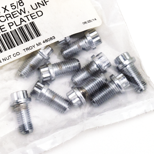 10pck 12-point screw 5/16-24x5/8", UNF