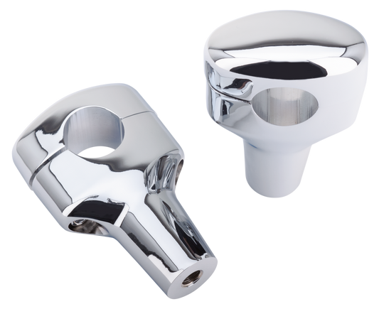 Chrome Fat Bar risers H=3.5" 1.25" bar