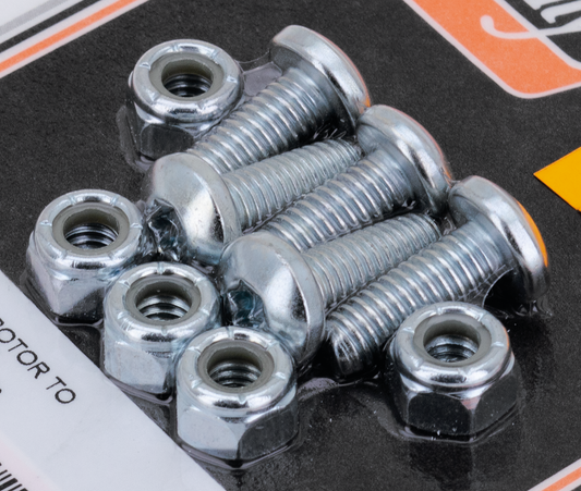 Disc screws/nuts 5/16-18x7/8" TXBH, zinc