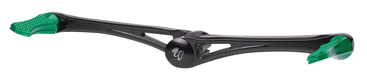 DMND HEEL/TOE SHIFT KIT BLK W/ GREEN PEG