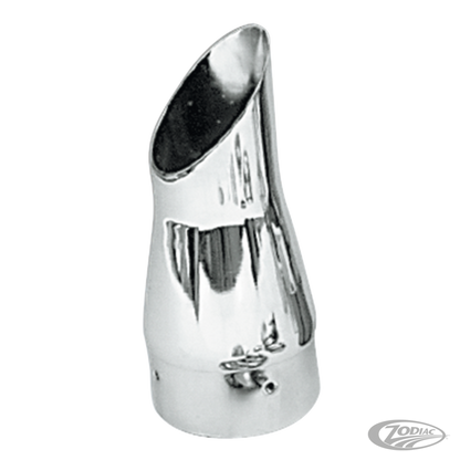 Supertrapp chrome slash/cut end cap