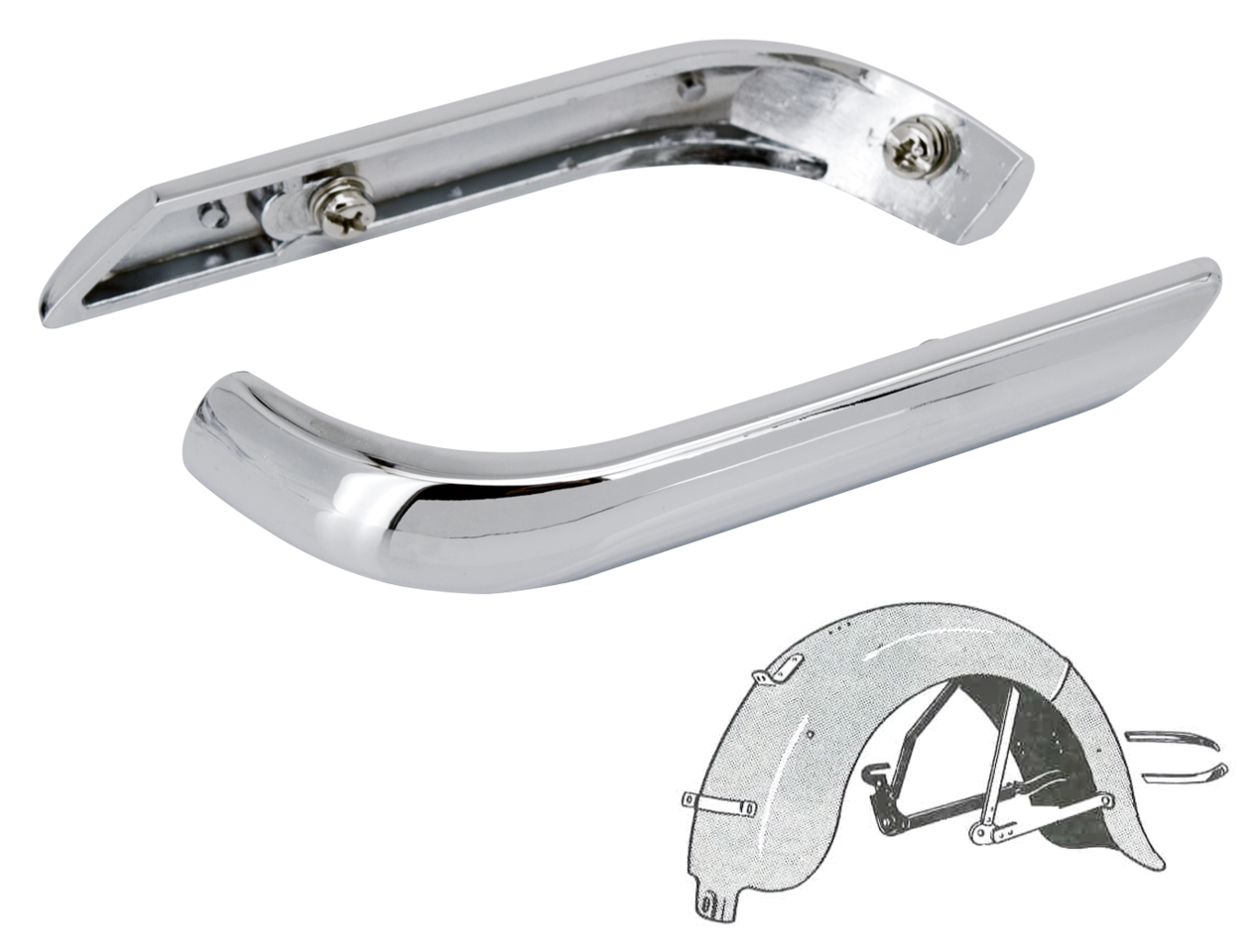 stripe set single sergeant style w/clamp