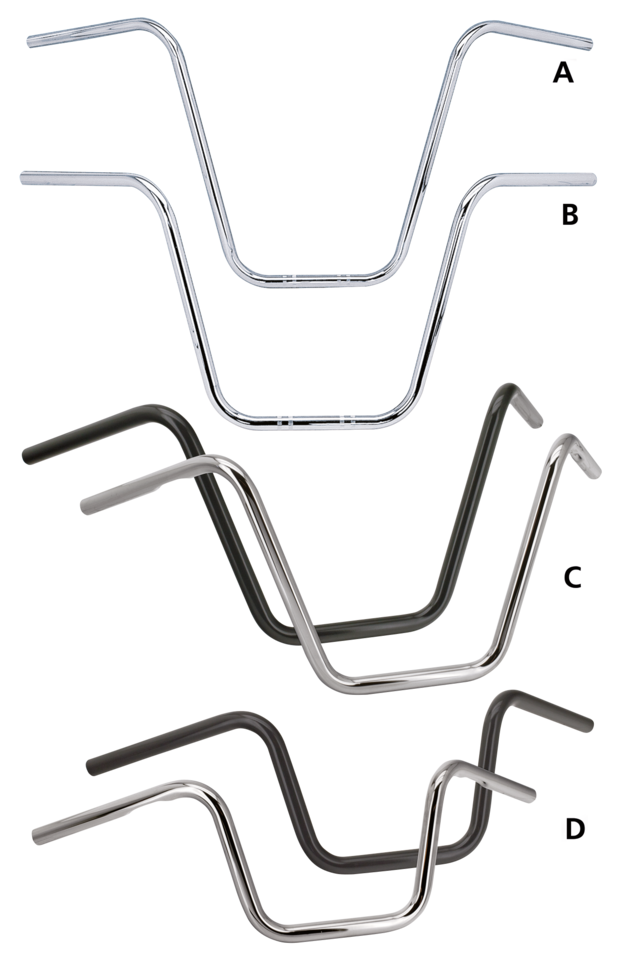 Sky High 18" Apehanger D=1" no dimples