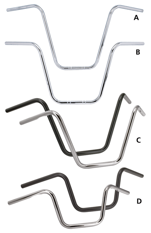 Sky High 18" Apehanger D=1" no dimples