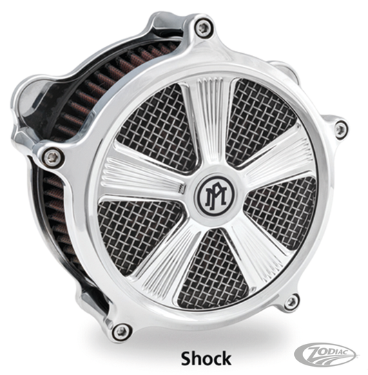 PM aircleaner cover Shock Chrome