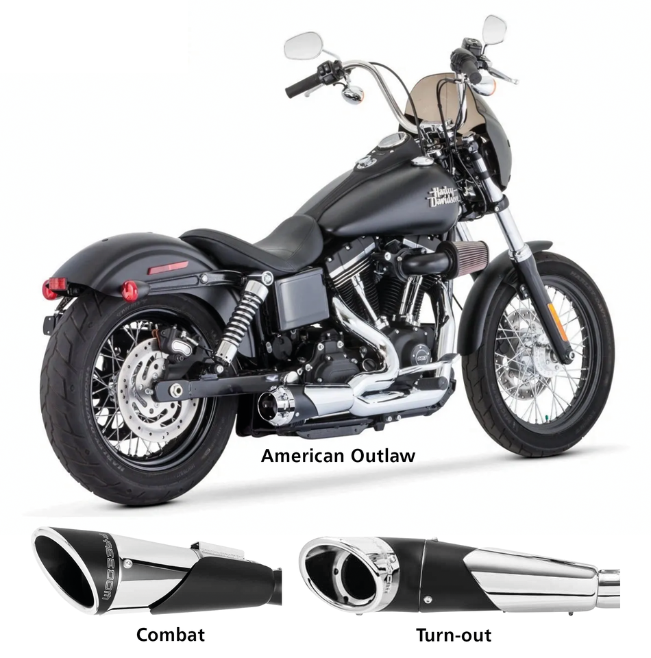 FXD91-05 COMBAT 2-1 SHORTY CH/CH  (4.5")