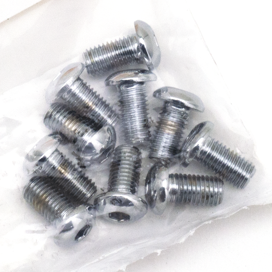 10pck Button head screws 1/4-28x1/2 UNF