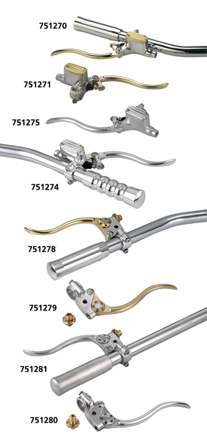 K-Tech Deluxe m/c 14mm satin aluminum