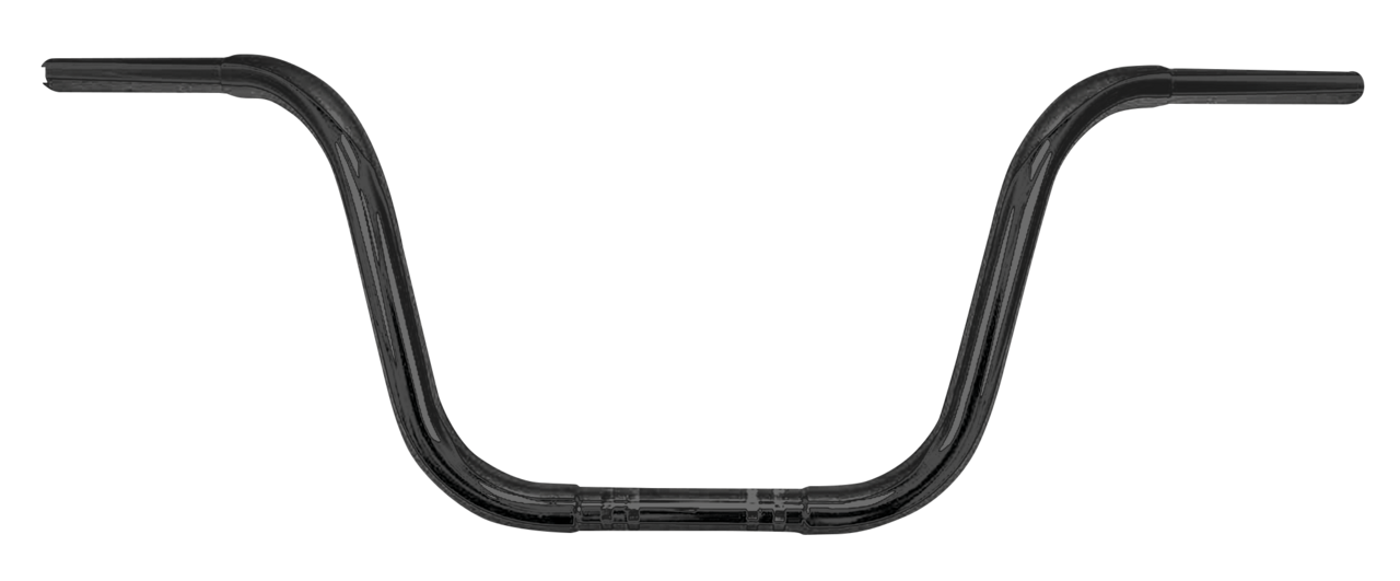 1" Classic Fat Ape Hanger 12" BLK TBW