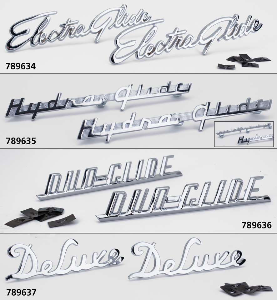 Deluxe front fender emblems