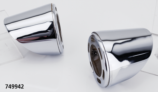 MCJ End Caps Royal 80 Short Tapered Chr