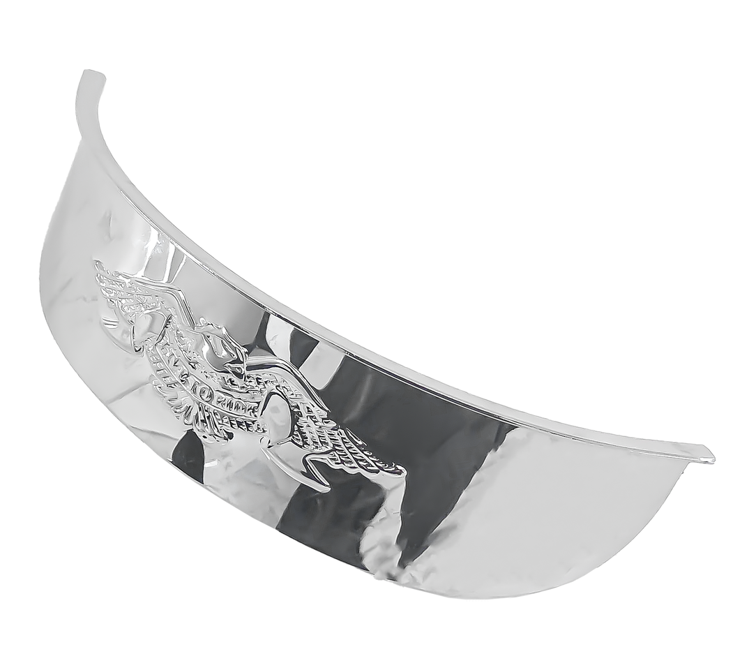 GZP Visor 5.75" with live to ride eagle
