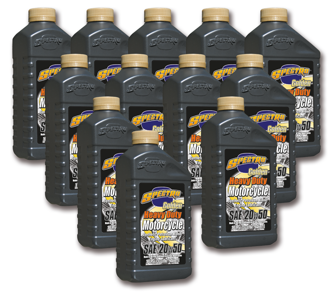 12x.946Ltr SPECTRO 20W50 Semi-Syn Gold