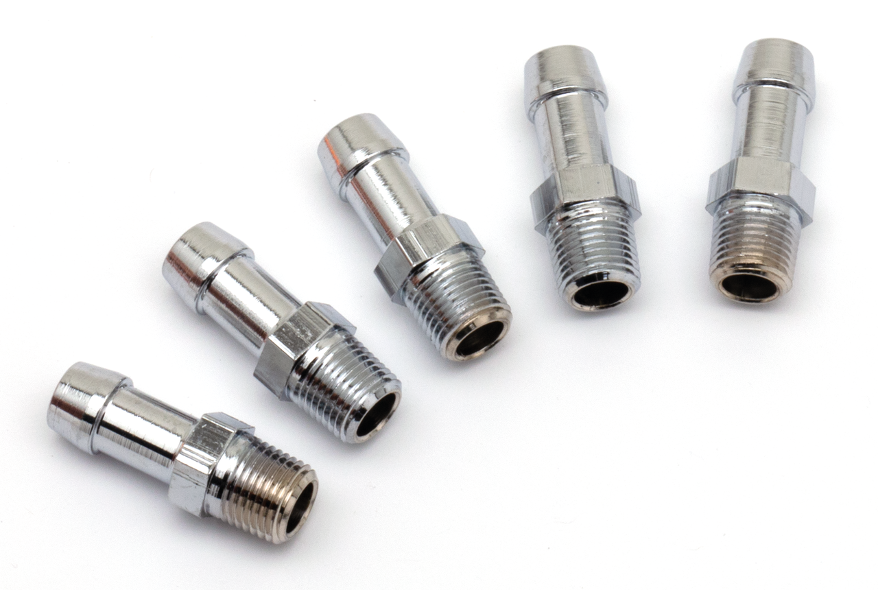 5pck vent fitting, 1/8NPT, 5/16" hose