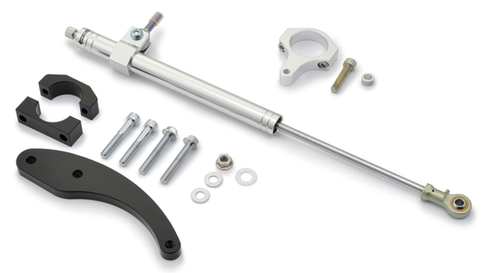 Steering Damper Kit Silver FLH/T09-13