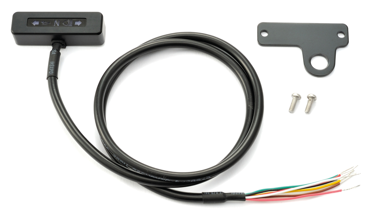 Micro LED indicator alu black anodised