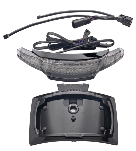 Black Pl. Holder/Tail Smoke FLH/T14-Up