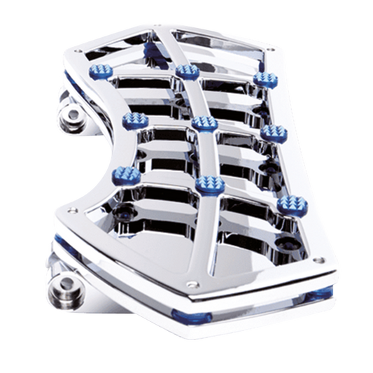 DIAMOND FR FLRBRD CHR W/ GEMS BLUE