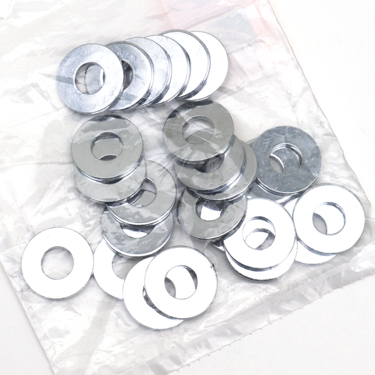 25pck Flat washers 3/8" X 1" USS